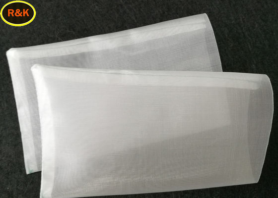 Green Stitching Nylon Filter Bag / Loose Tea Filter Bags For Honey Filter